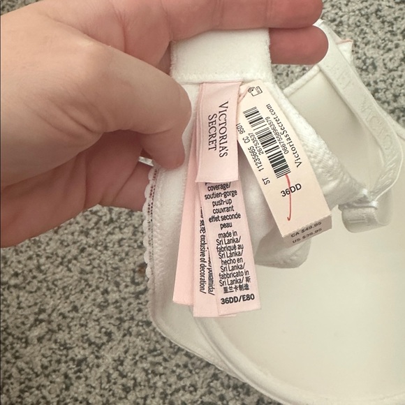 Victoria's Secret Ribbed White Bra 36DD - Picture 5 of 10